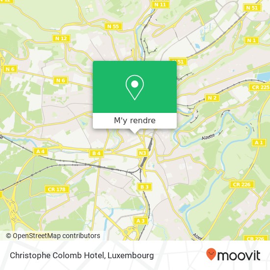 Christophe Colomb Hotel plan