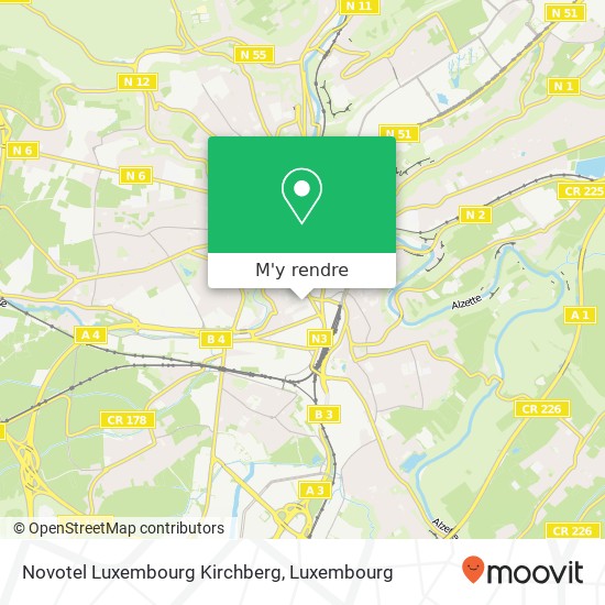 Novotel Luxembourg Kirchberg plan