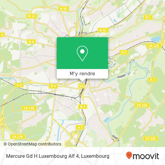 Mercure Gd H Luxembourg Alf 4 plan