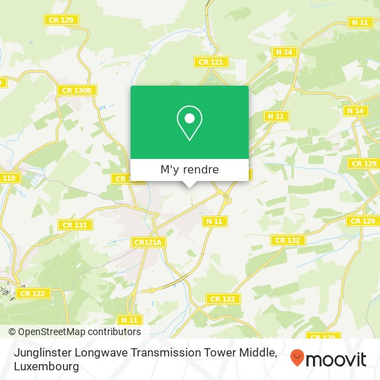 Junglinster Longwave Transmission Tower Middle plan