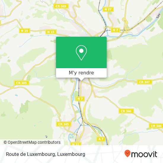 Route de Luxembourg plan
