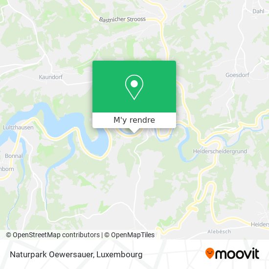 Naturpark Oewersauer plan