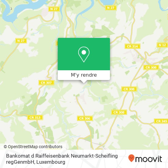 Bankomat d Raiffeisenbank Neumarkt-Scheifling regGenmbH plan