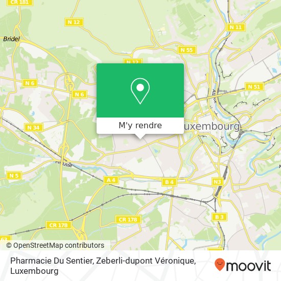 Pharmacie Du Sentier, Zeberli-dupont Véronique plan