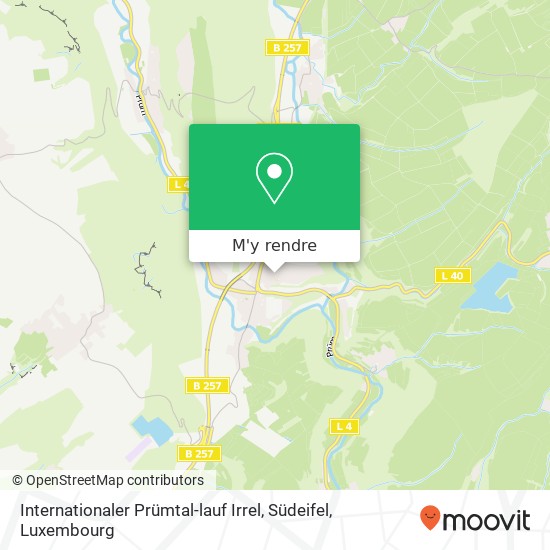 Internationaler Prümtal-lauf Irrel, Südeifel plan