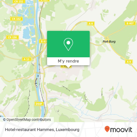 Hotel-restaurant Hammes plan