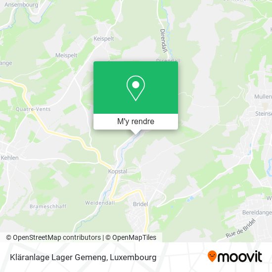 Kläranlage Lager Gemeng plan