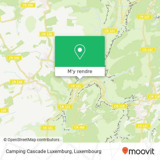Camping Cascade Luxemburg plan