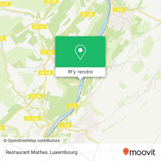 Restaurant Mathes, 37, Route du Vin 5401 Wormeldange plan