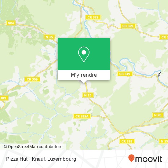 Pizza Hut - Knauf, 9638 Winseler plan