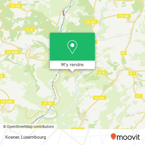 Koener, 14, Grand-Rue 9710 Clervaux plan