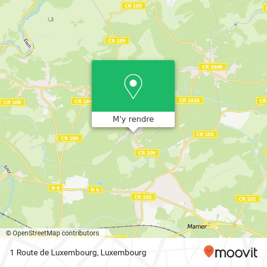 1 Route de Luxembourg plan
