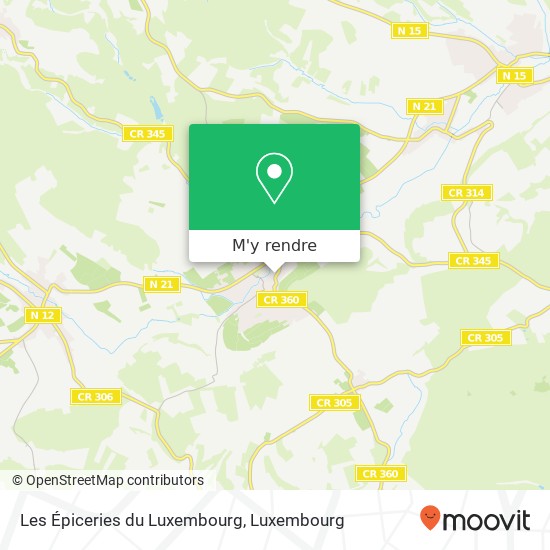 Les Épiceries du Luxembourg plan