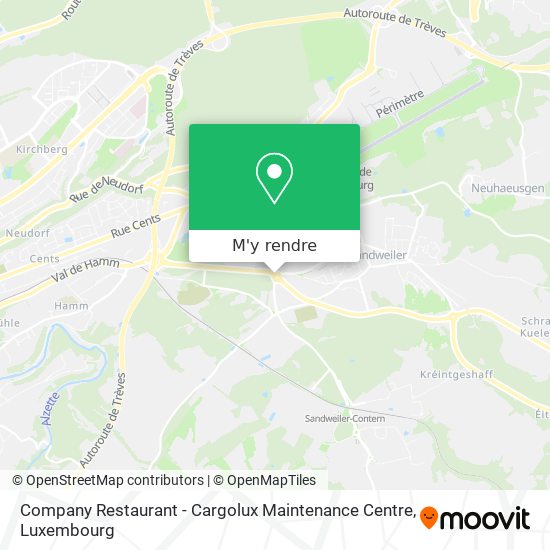 Company Restaurant - Cargolux Maintenance Centre plan