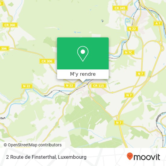 2 Route de Finsterthal plan
