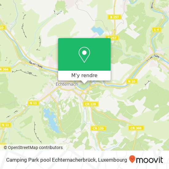 Camping Park pool Echternacherbrück plan