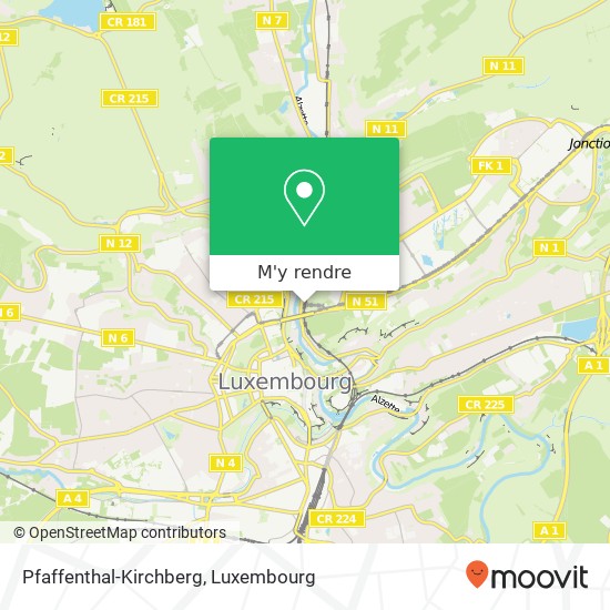 Pfaffenthal-Kirchberg plan