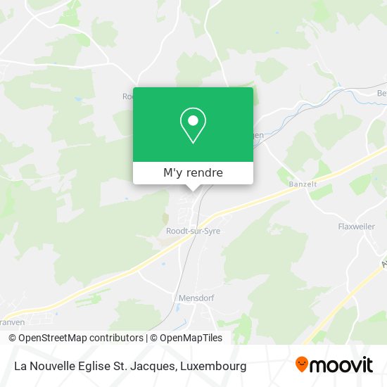 La Nouvelle Eglise St. Jacques plan