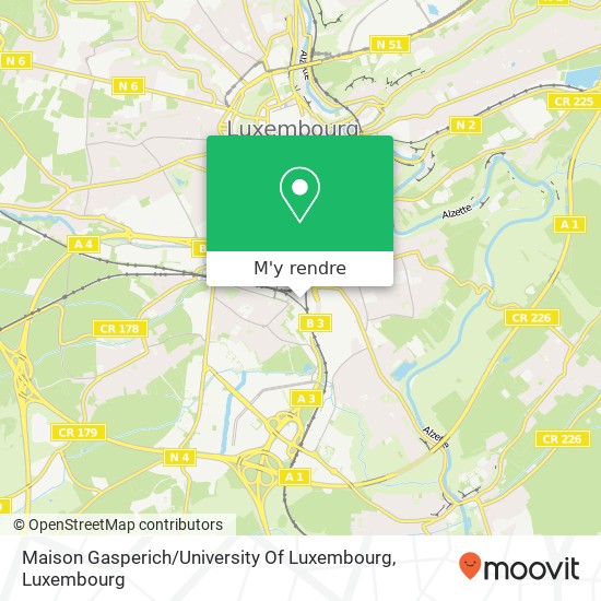 Maison Gasperich / University Of Luxembourg plan