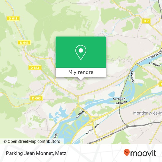 Parking Jean Monnet plan