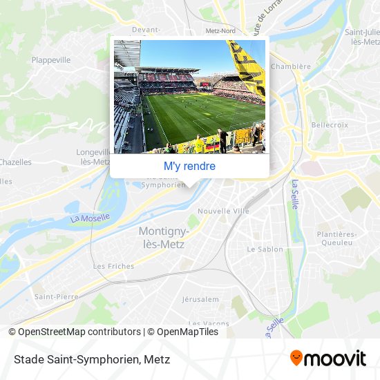 Stade Saint-Symphorien plan