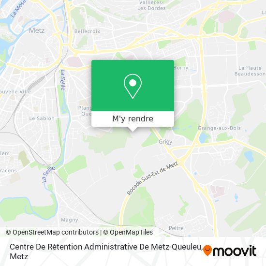 Centre De Rétention Administrative De Metz-Queuleu plan