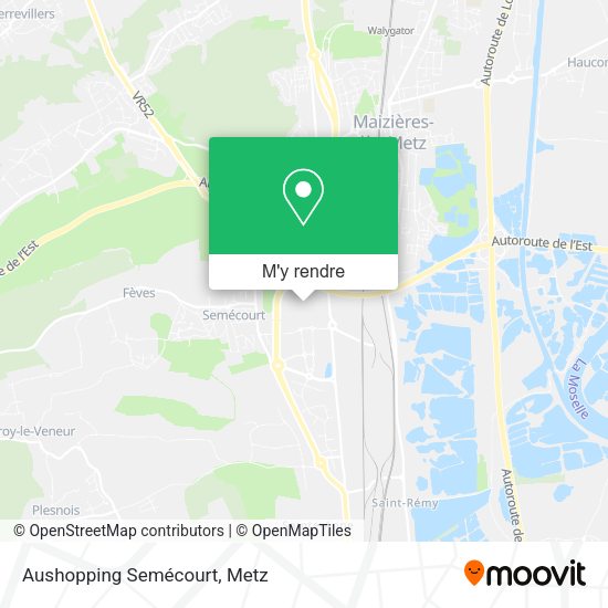 Auchan Semécourt plan