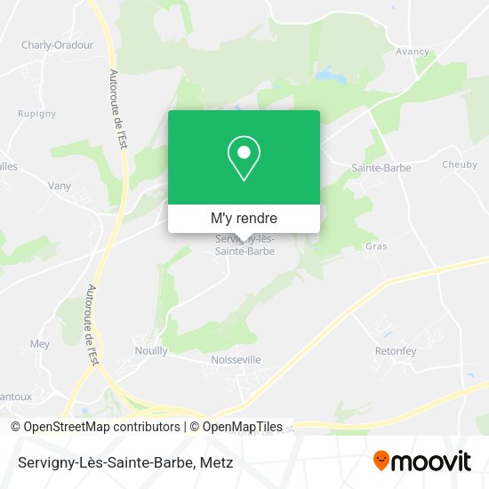 Servigny-Lès-Sainte-Barbe plan