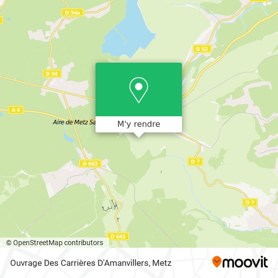 Ouvrage Des Carrières D'Amanvillers plan