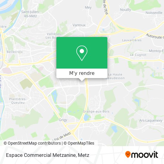 Espace Commercial Metzanine plan