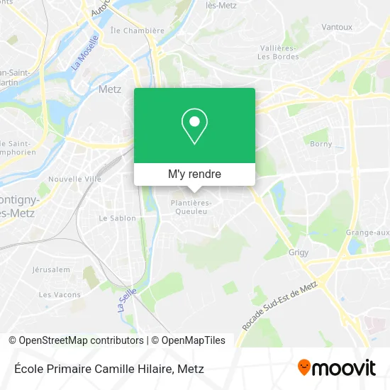 École Primaire Camille Hilaire plan