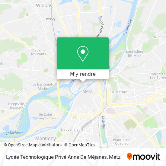Lycée Technologique Privé Anne De Méjanes plan
