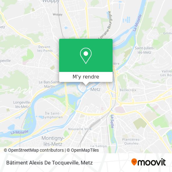 Bâtiment Alexis De Tocqueville plan