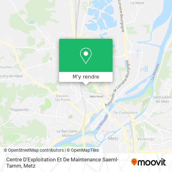 Centre D'Exploitation Et De Maintenance Saeml-Tamm plan