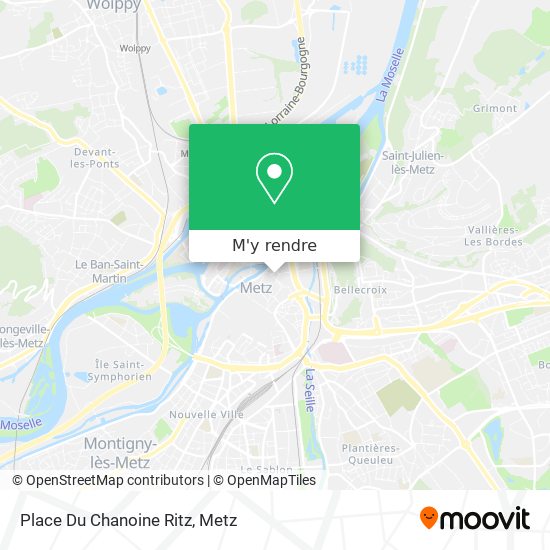 Place Du Chanoine Ritz plan