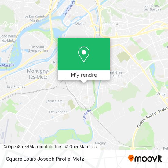 Square Louis Joseph Pirolle plan