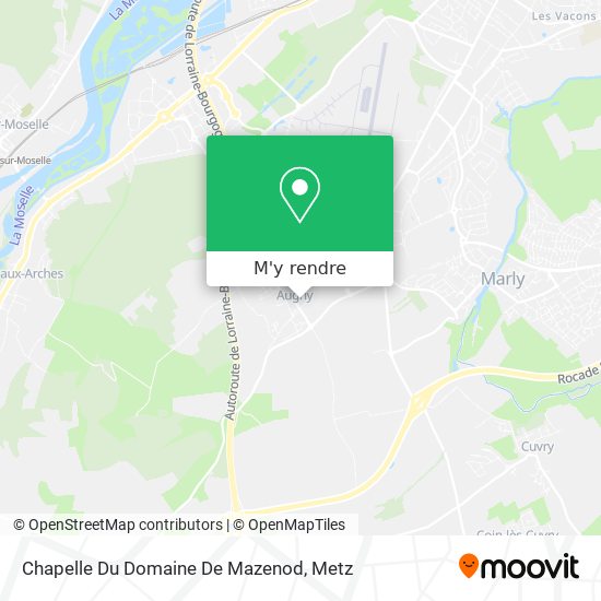 Chapelle Du Domaine De Mazenod plan