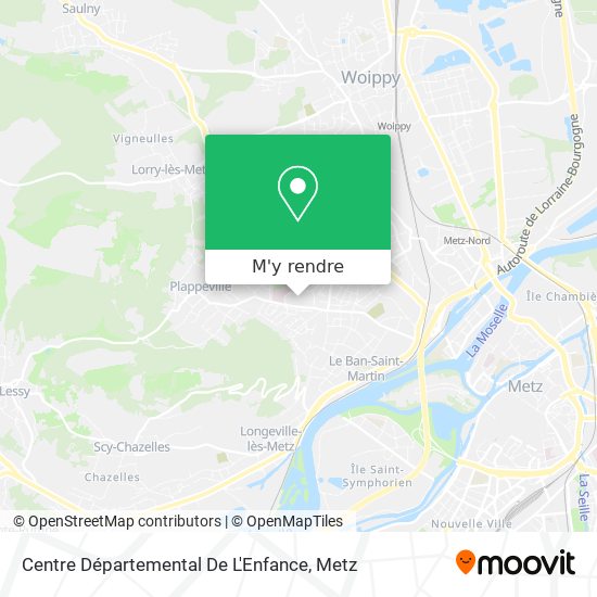 Centre Départemental De L'Enfance plan