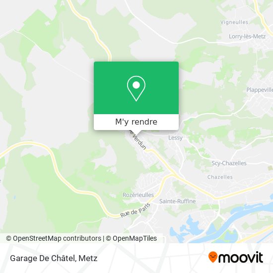 Garage De Châtel plan