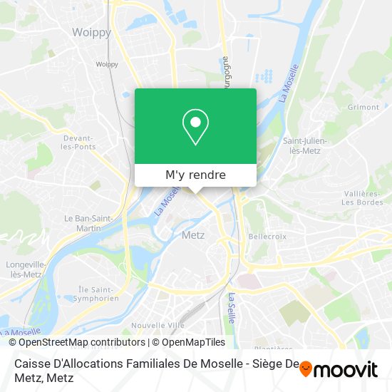 Caisse D'Allocations Familiales De Moselle - Siège De Metz plan