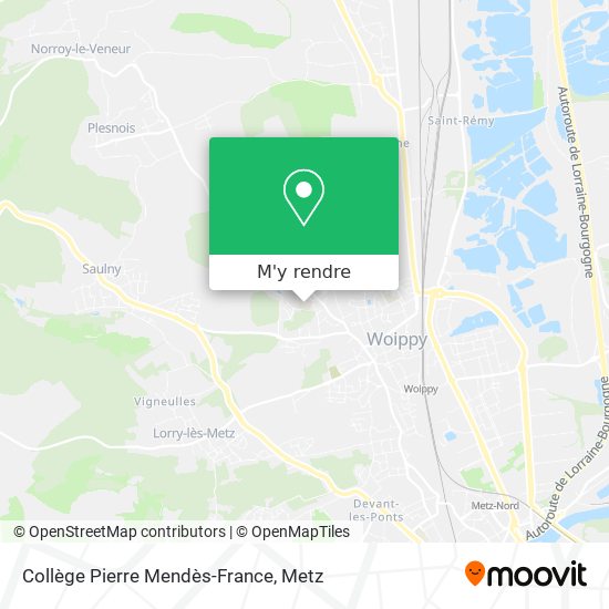 Collège Pierre Mendès-France plan