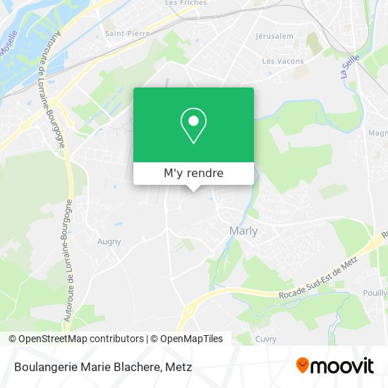 Boulangerie Marie Blachere plan