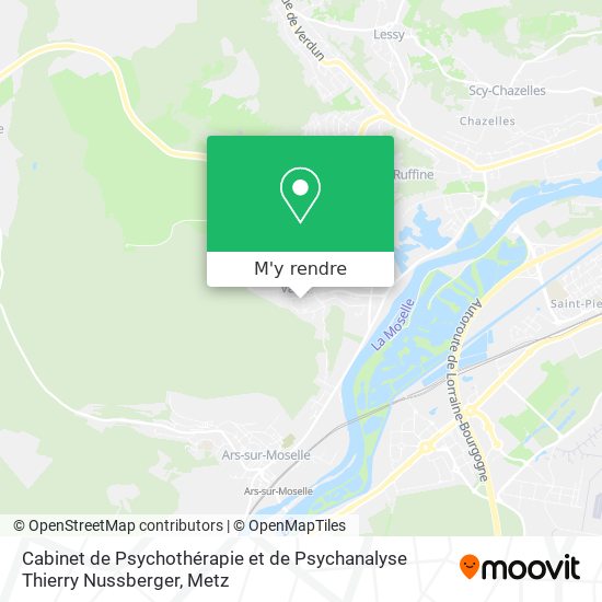 Cabinet de Psychothérapie et de Psychanalyse Thierry Nussberger plan