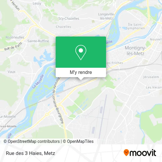 Rue des 3 Haies plan