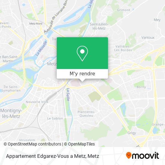 Appartement Edgarez-Vous a Metz plan