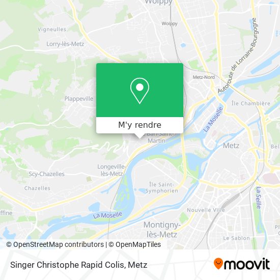 Singer Christophe Rapid Colis plan
