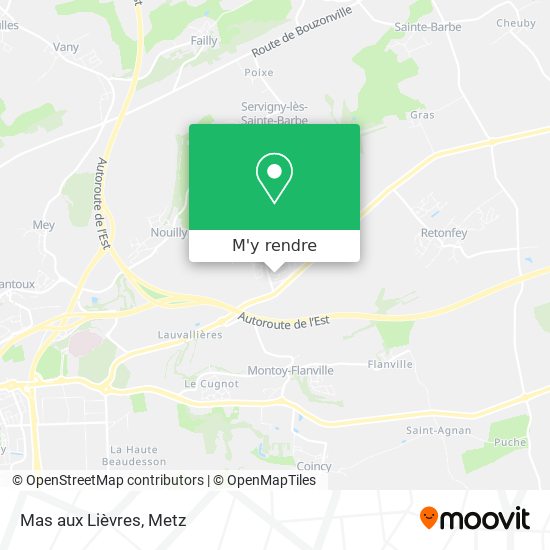 Mas aux Lièvres plan