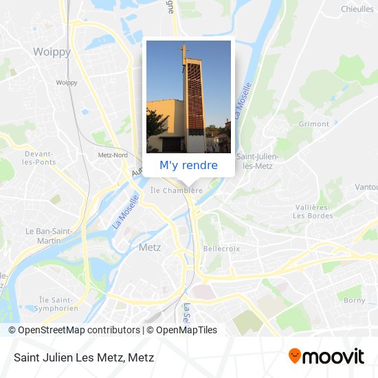 Saint Julien Les Metz plan