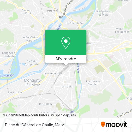 Place du Général de Gaulle plan