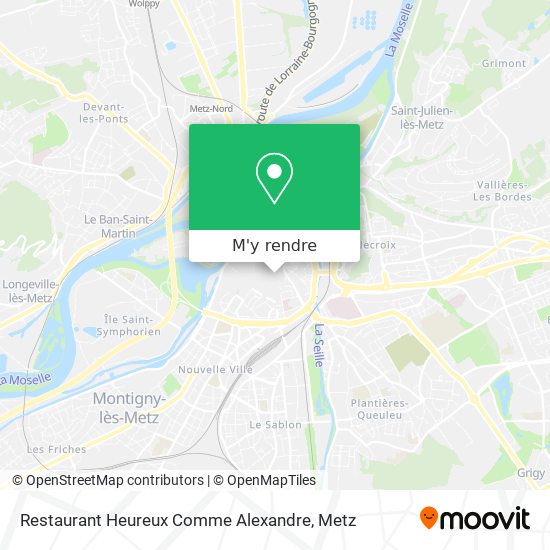Restaurant Heureux Comme Alexandre plan